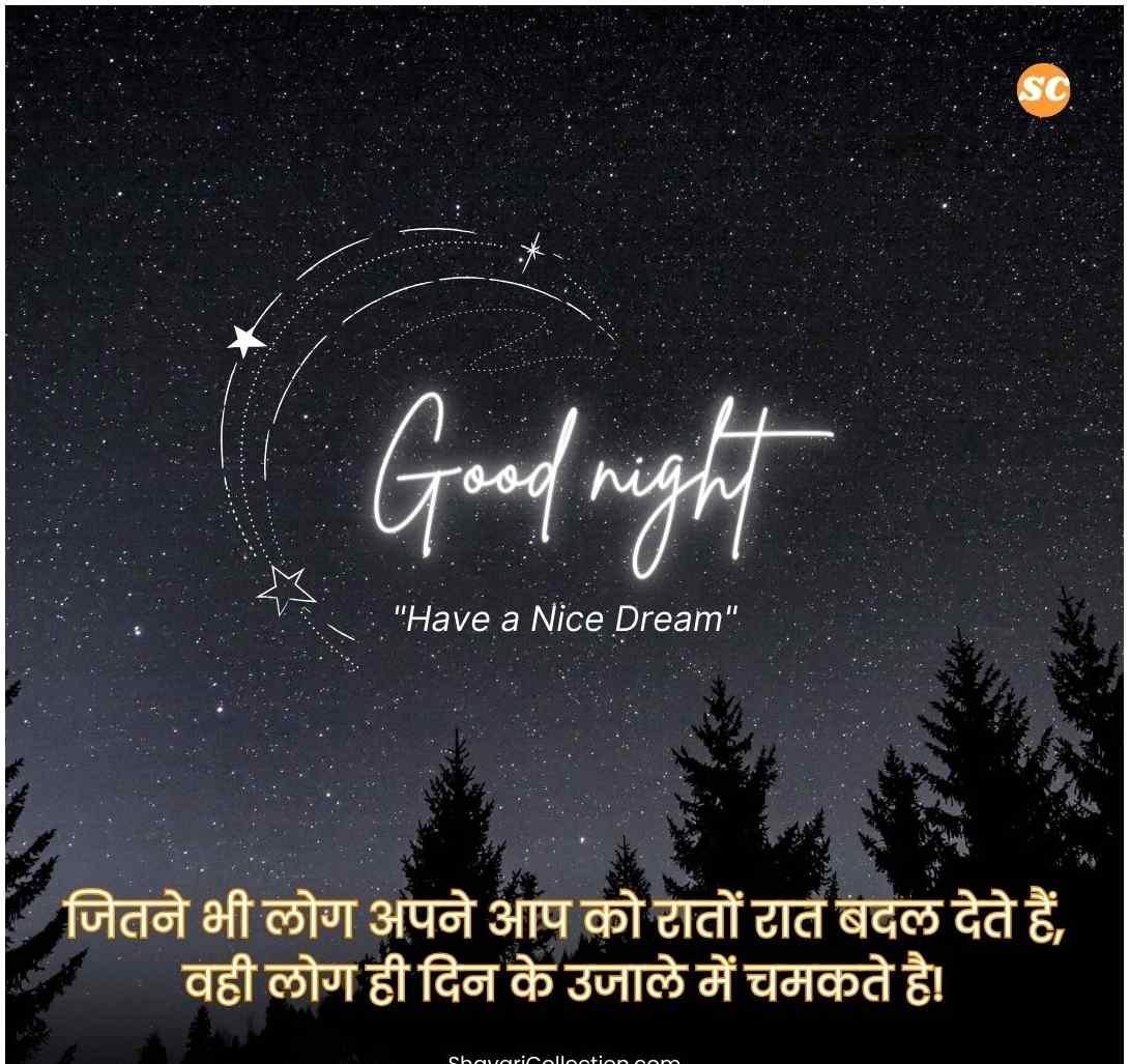 Good Night Quotes In Hindi (2)