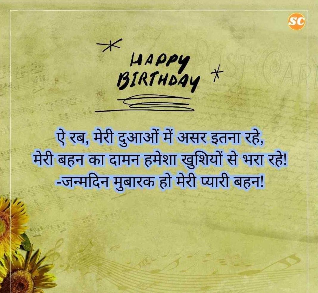 Happy Birthday Wishes In Hindi जन्मदिन की शुभकामनाएं हिंदी में (26)